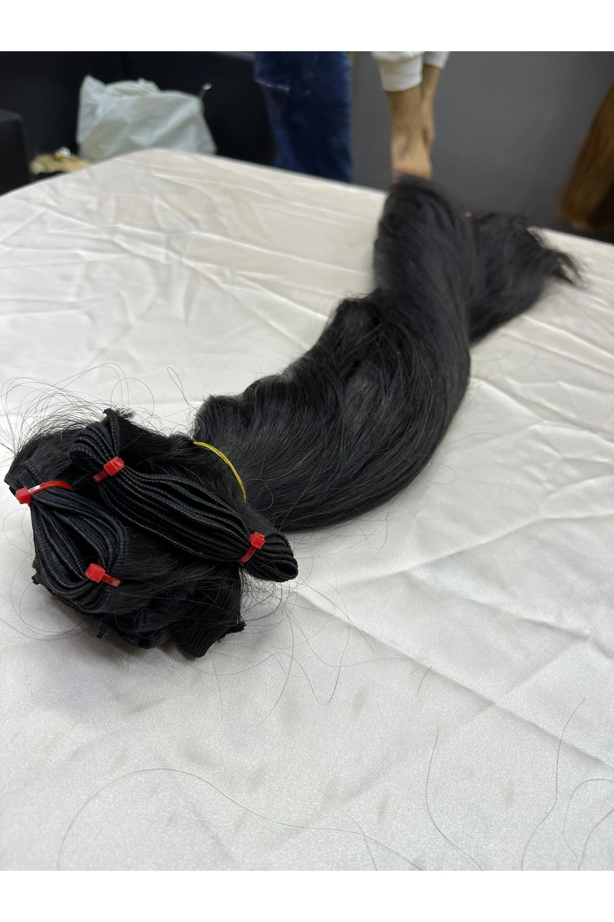 70 Cm 150 gr Tres Kaynak Gerçek Insan Saçı Birinci Sınıf Kalite