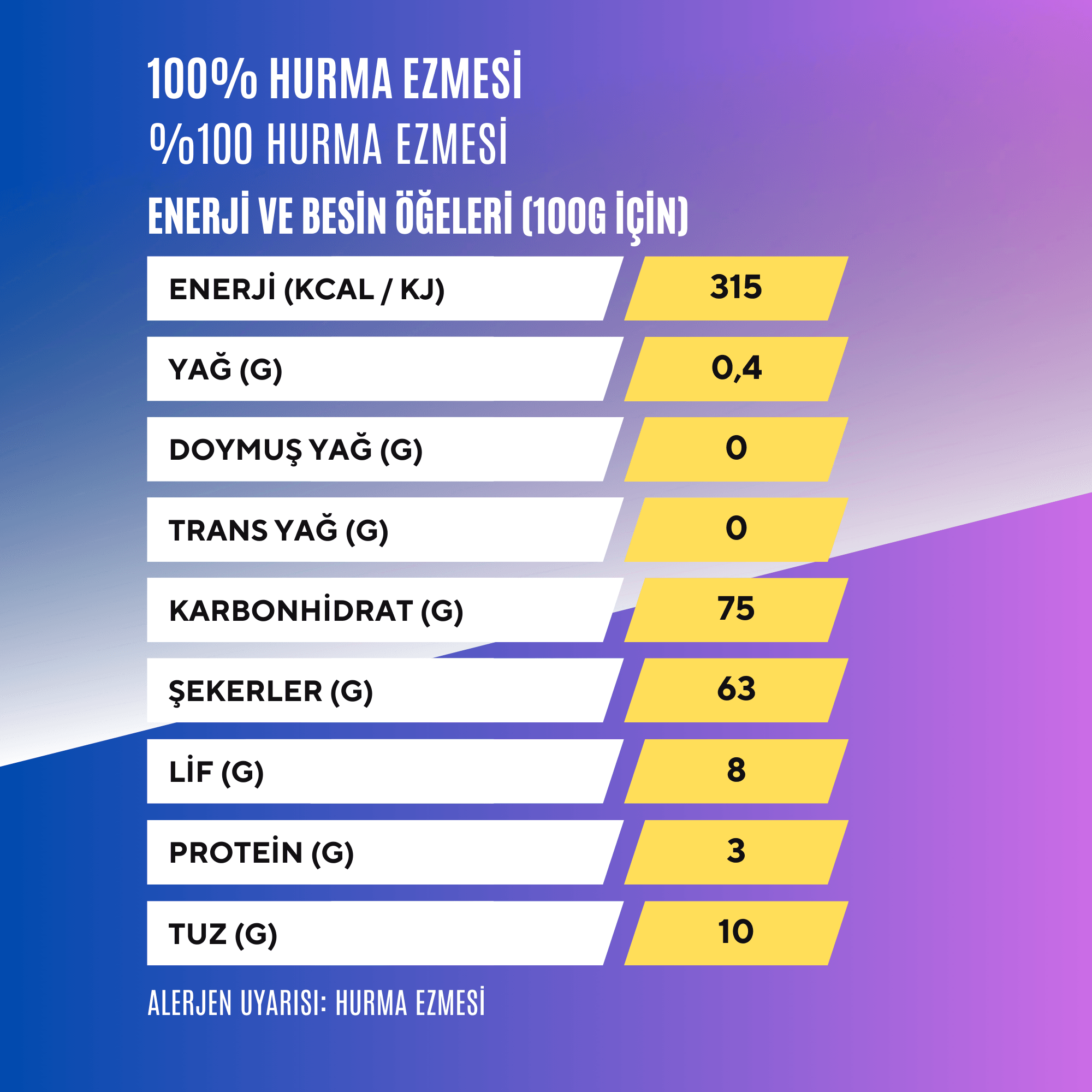 100% Hurma Ezmesi Premium