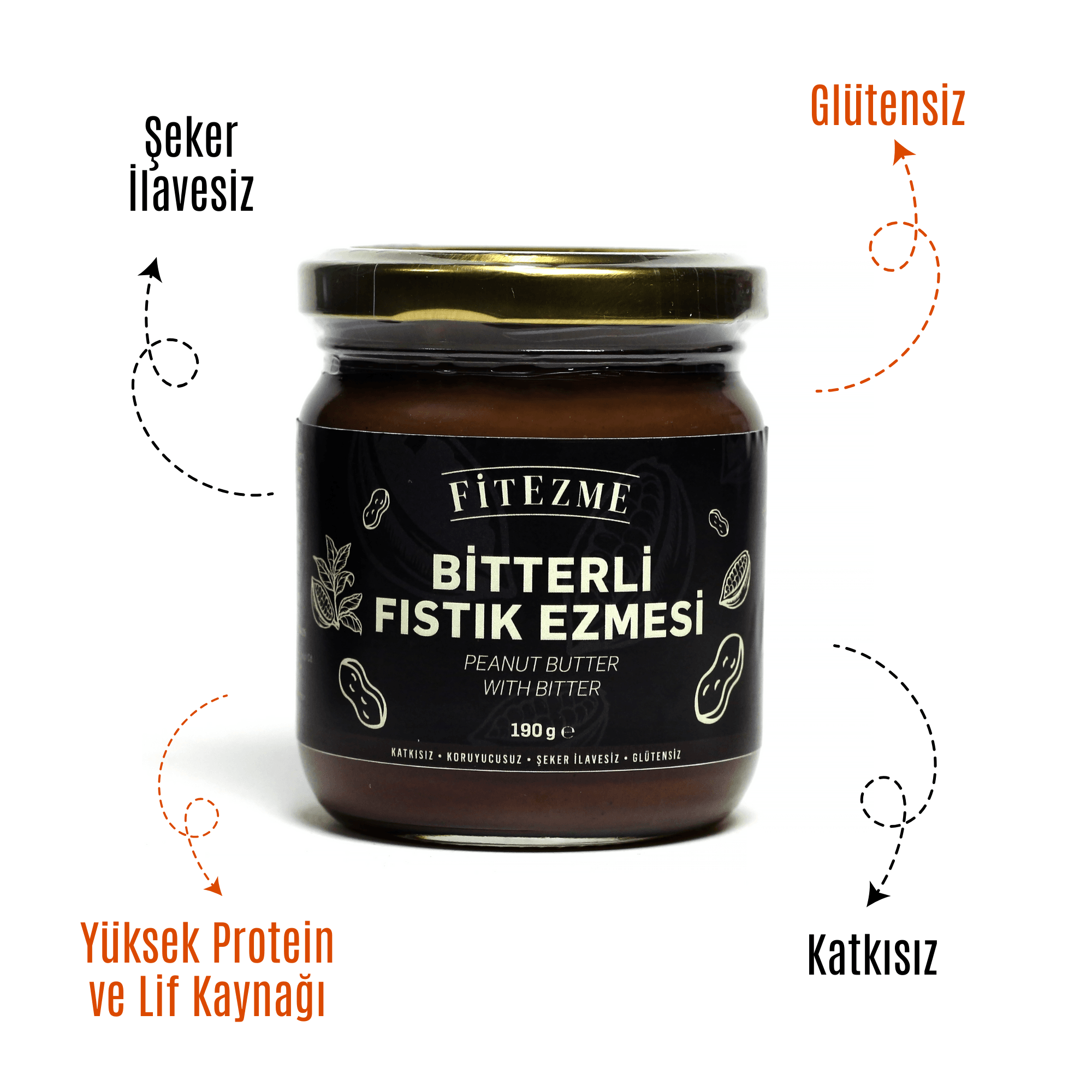 Bitterli Fıstık Ezmesi