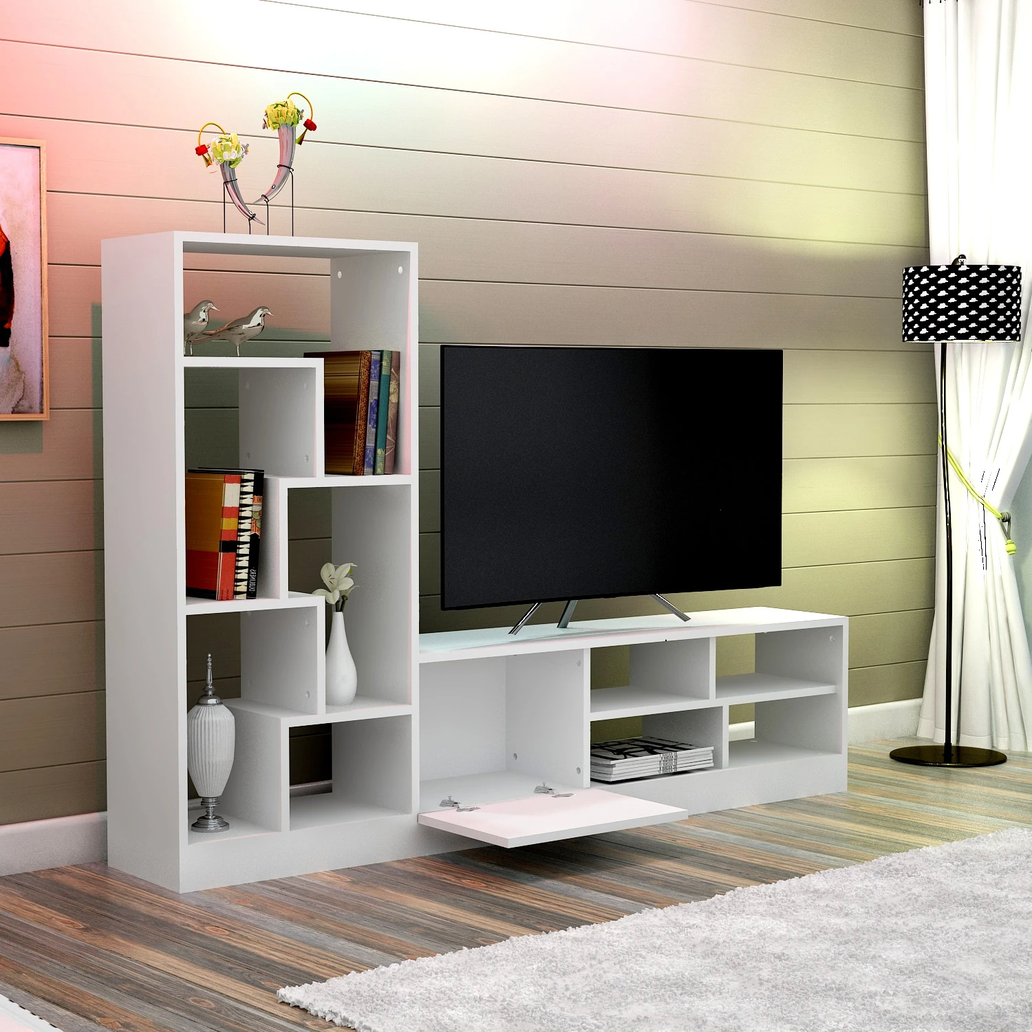 Dekorosso Lord Dolaplı Raflı Tv Ünitesi