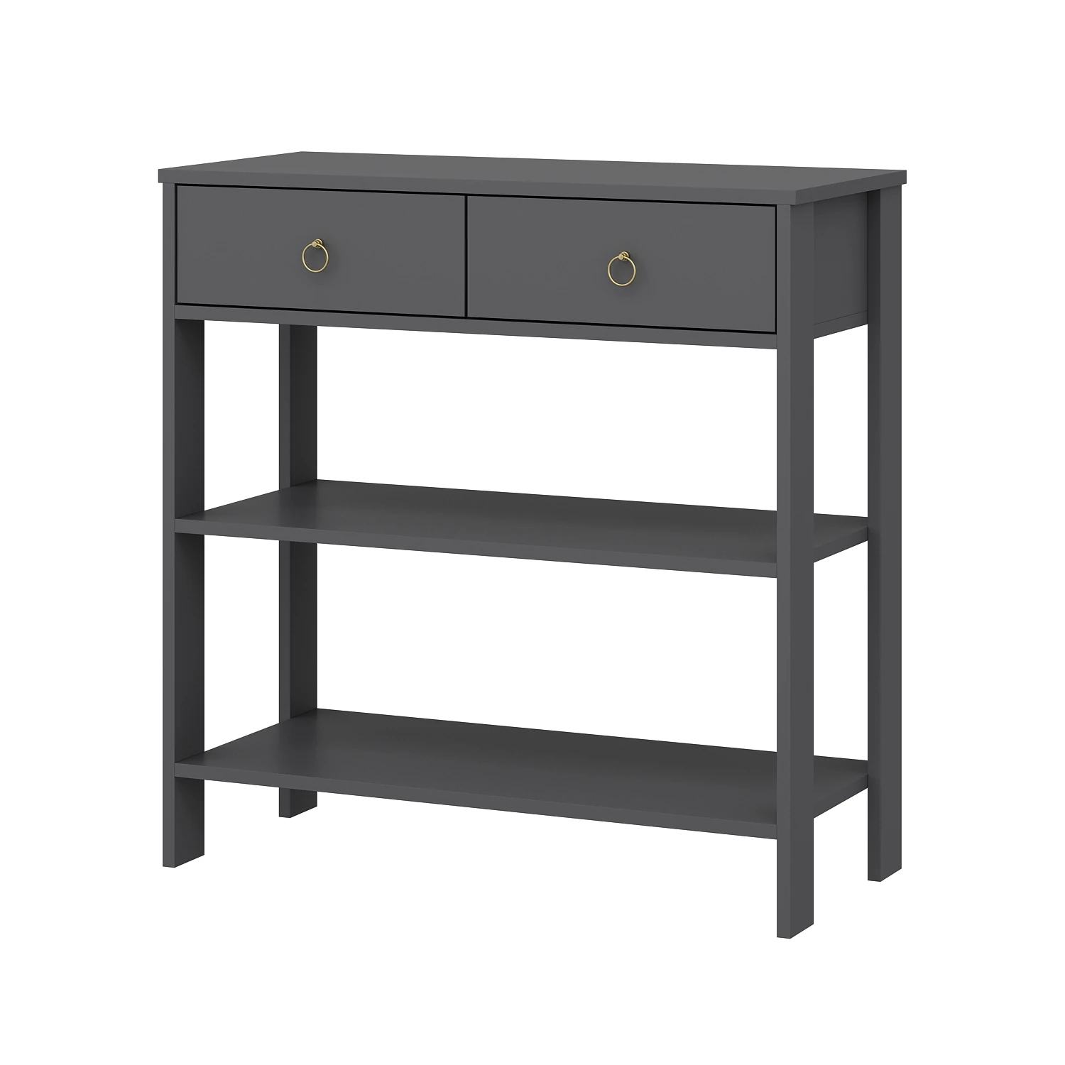 Dekorosso Luke Modern Dekoratif 2 Çekmeceli 2 Raflı Dresuar