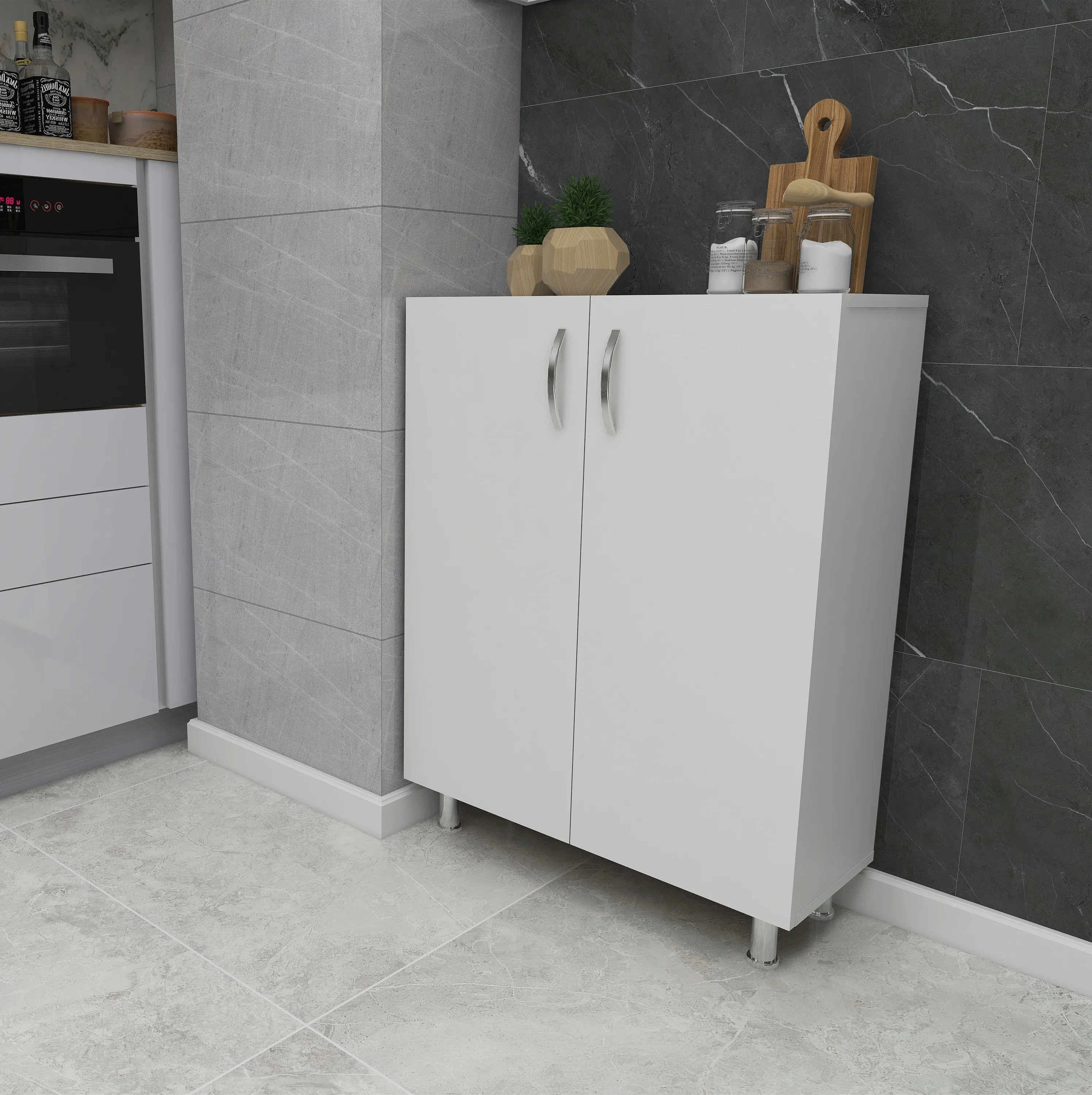 Dekorosso Just Çok Amaçlı Dolap Mutfak Dolabı Kiler Dolabı