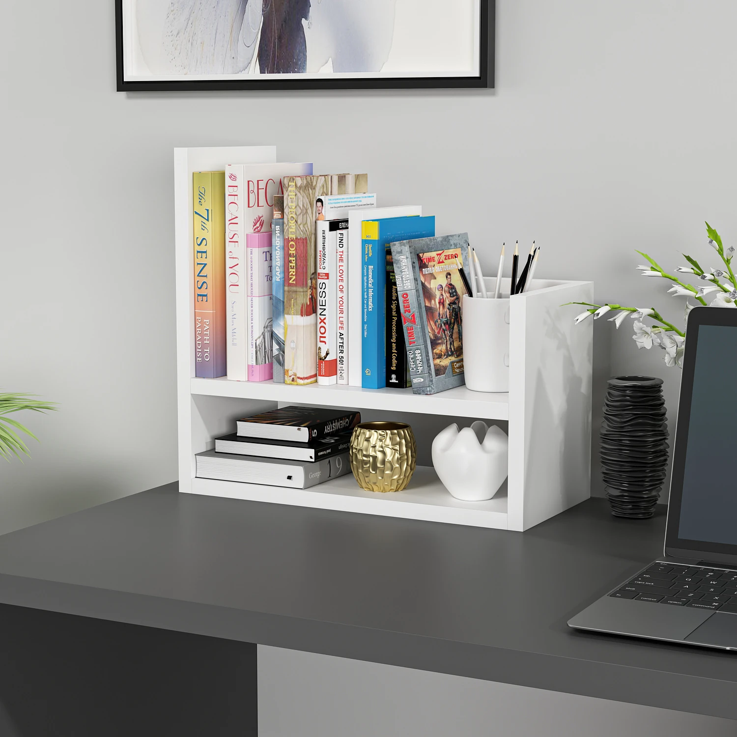 Dekorosso Crow Masaüstü Raf Organizer & Duvar Rafı & Montessori Raf