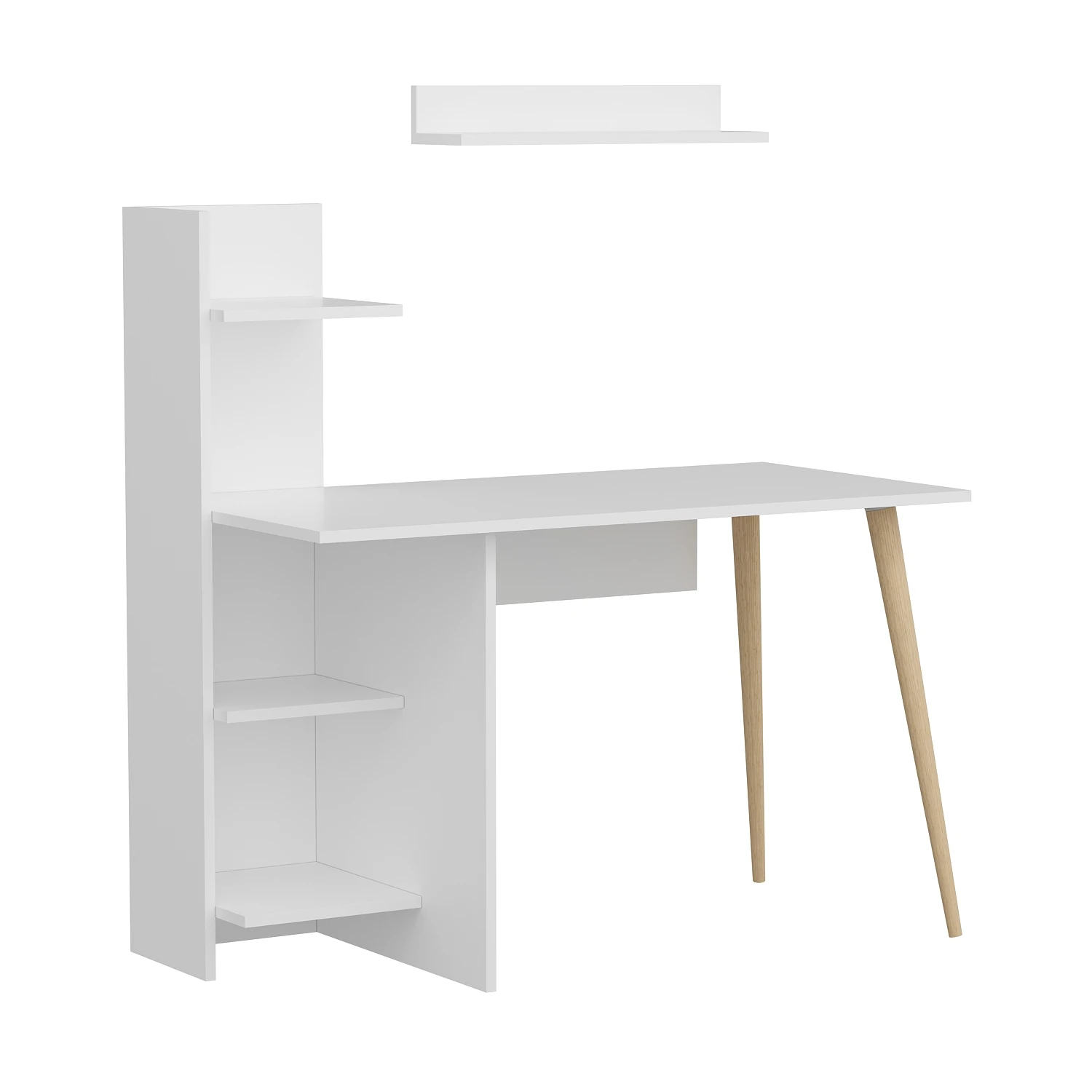 Dekorosso Omar Ahşap Ayaklı Fonksiyonel Çalışma Masası