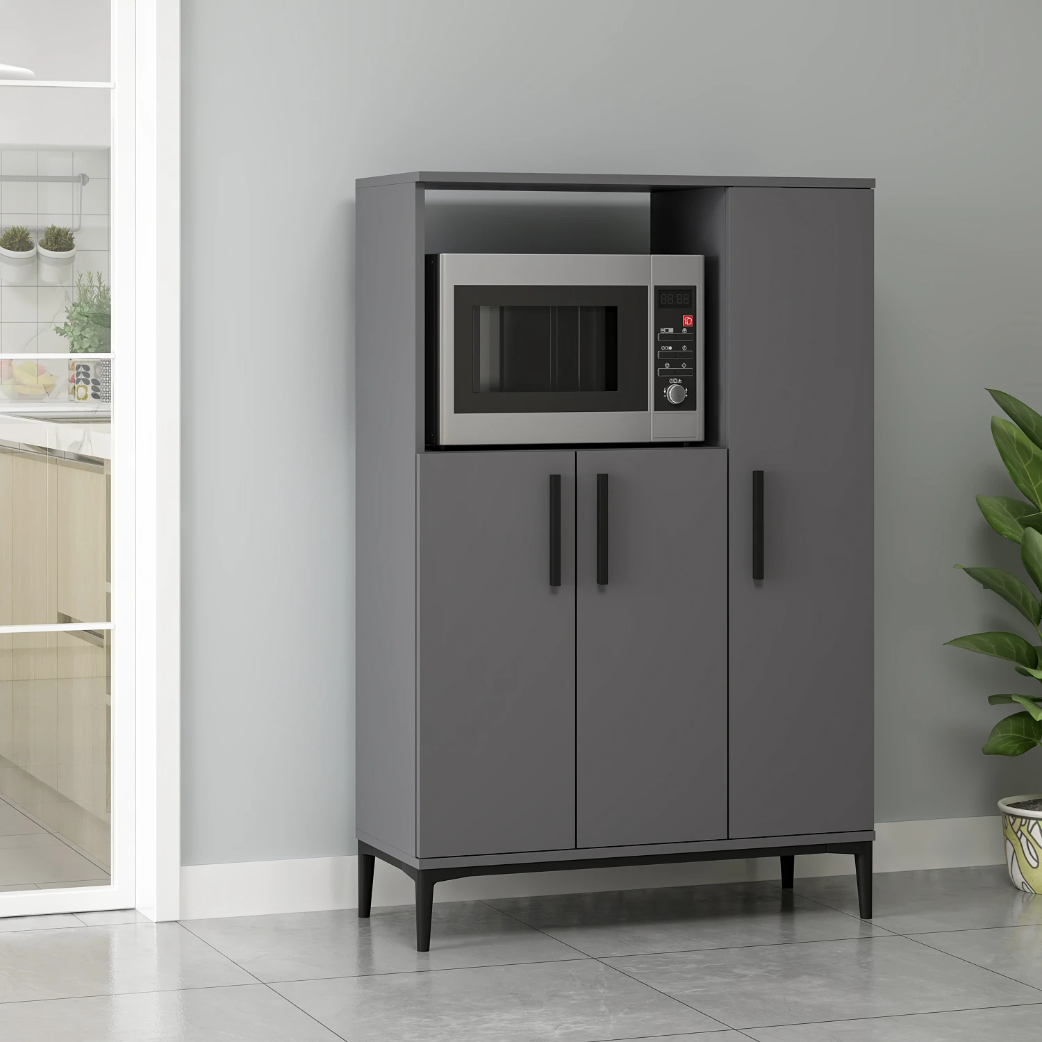 Dekorosso Anova Çok Amaçlı Fırın Dolabı Mikrodalga Fırın Dolabı