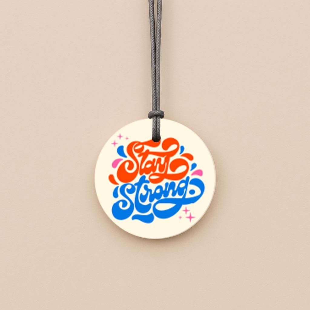 HeyJO Motto is Stay Strong - a Scent a Stone a Story