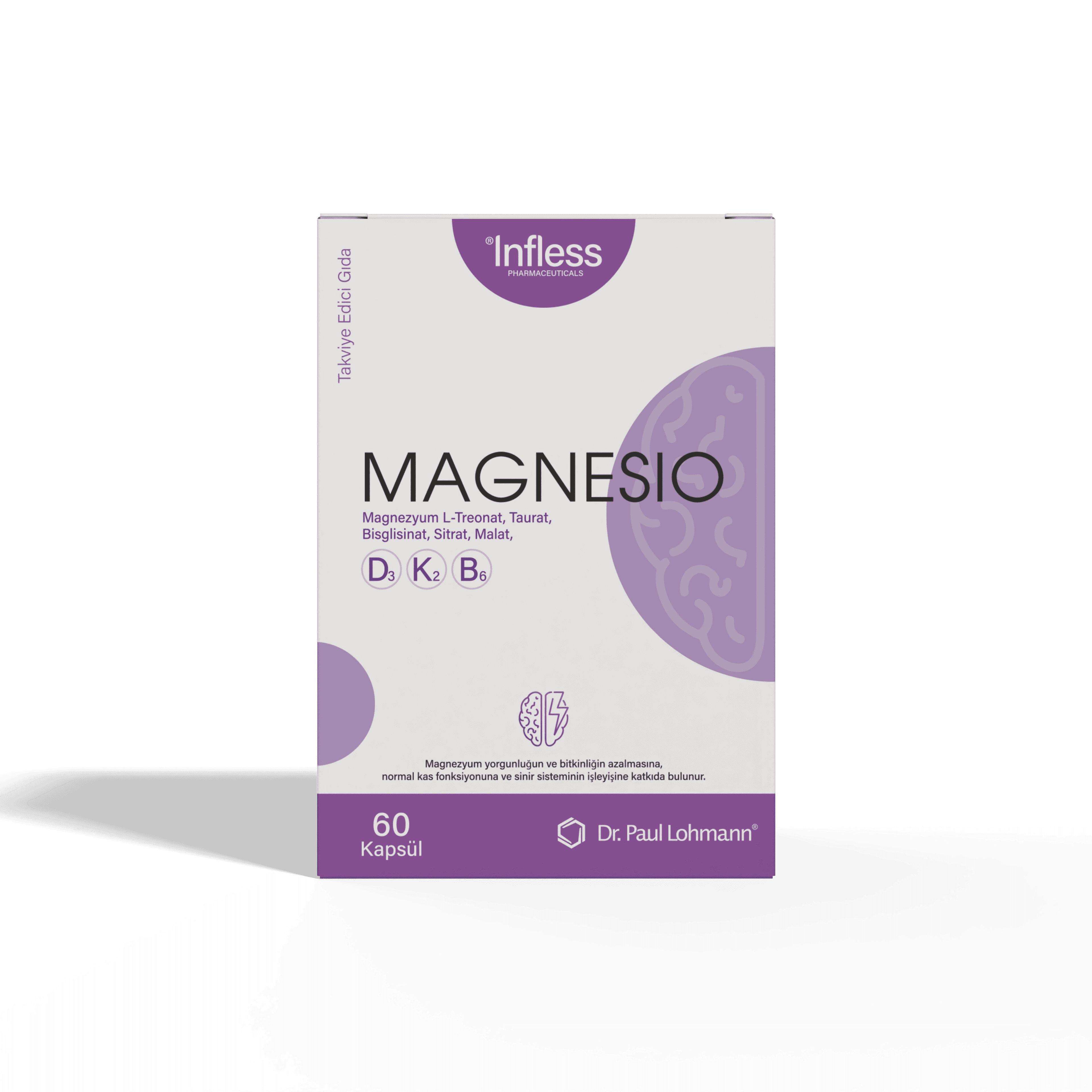 Magnesio, Magnezyum Kompleks B6 Ve D3k2 Vitamin