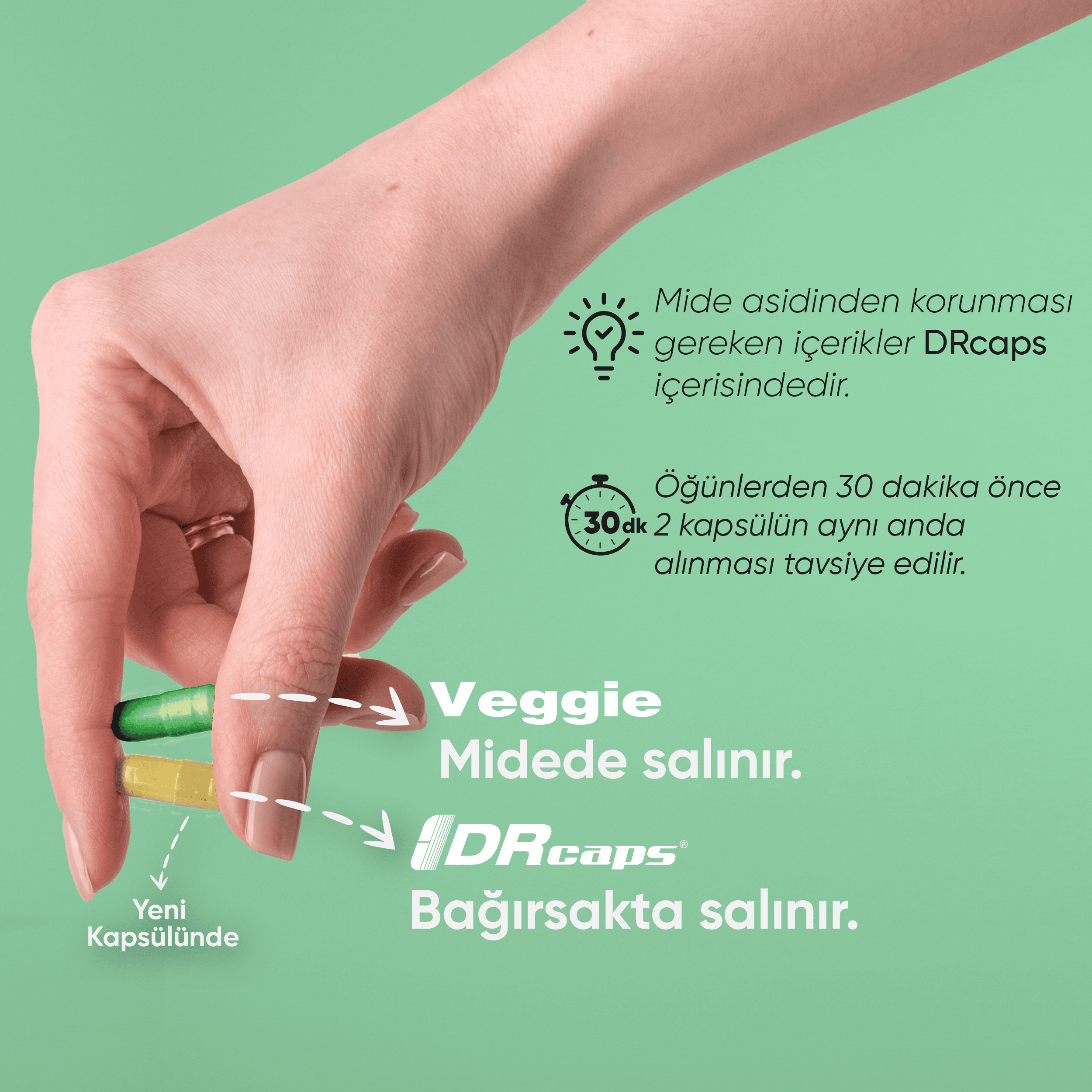 Digestaz, Sindirim Enzimleri + Bromelain +Betain HCL+ Lipozomal Berberin + Çinko L-Karnosin