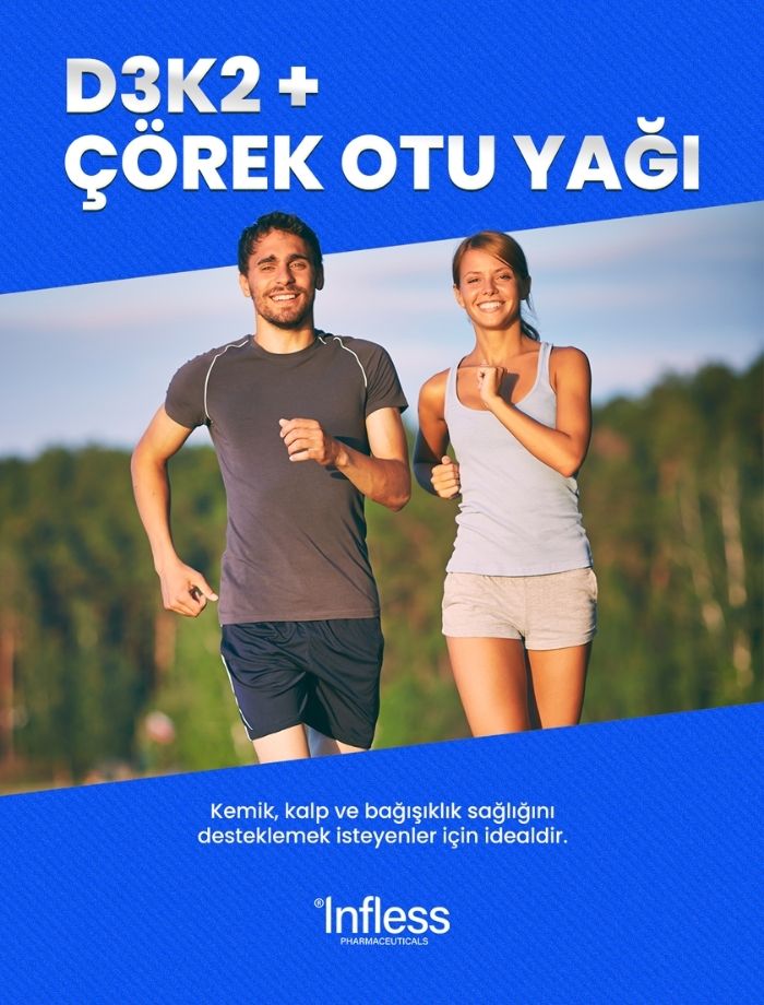 Vitamin D3 K2 + Çörek Otu Yağı 30 ML 600 Damla