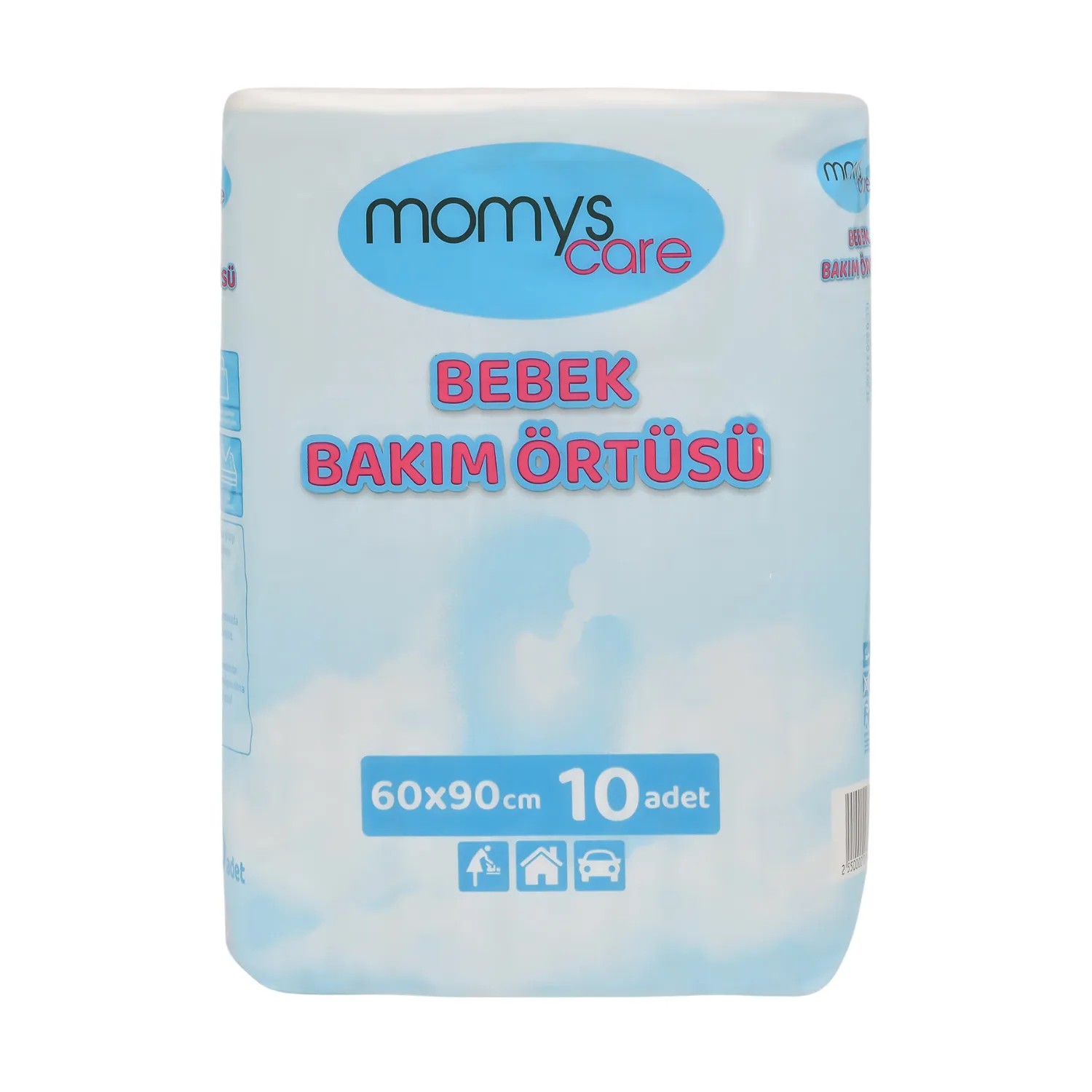 Momys Care Bebek Bakım Örtüsü 60*90 Cm Alt Açma Bezi 10Lu