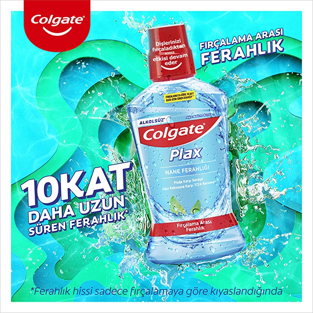 Colgate Plax Nane Ferahlığı Ağız Bakım Suyu 500 ml