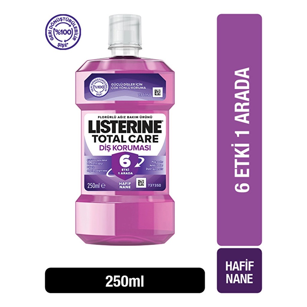 Listerine Total Care Ağız Bakım Gargarası Nane 250 ml