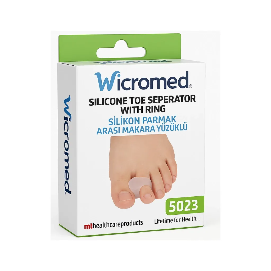 Wicromed 5023 Silikon Parmak Ayırıcı – Halluks Valgus Düzeltici