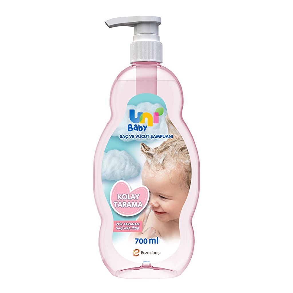 Uni Baby Kolay Tarama Saç ve Vücut Şampuanı 700 ml