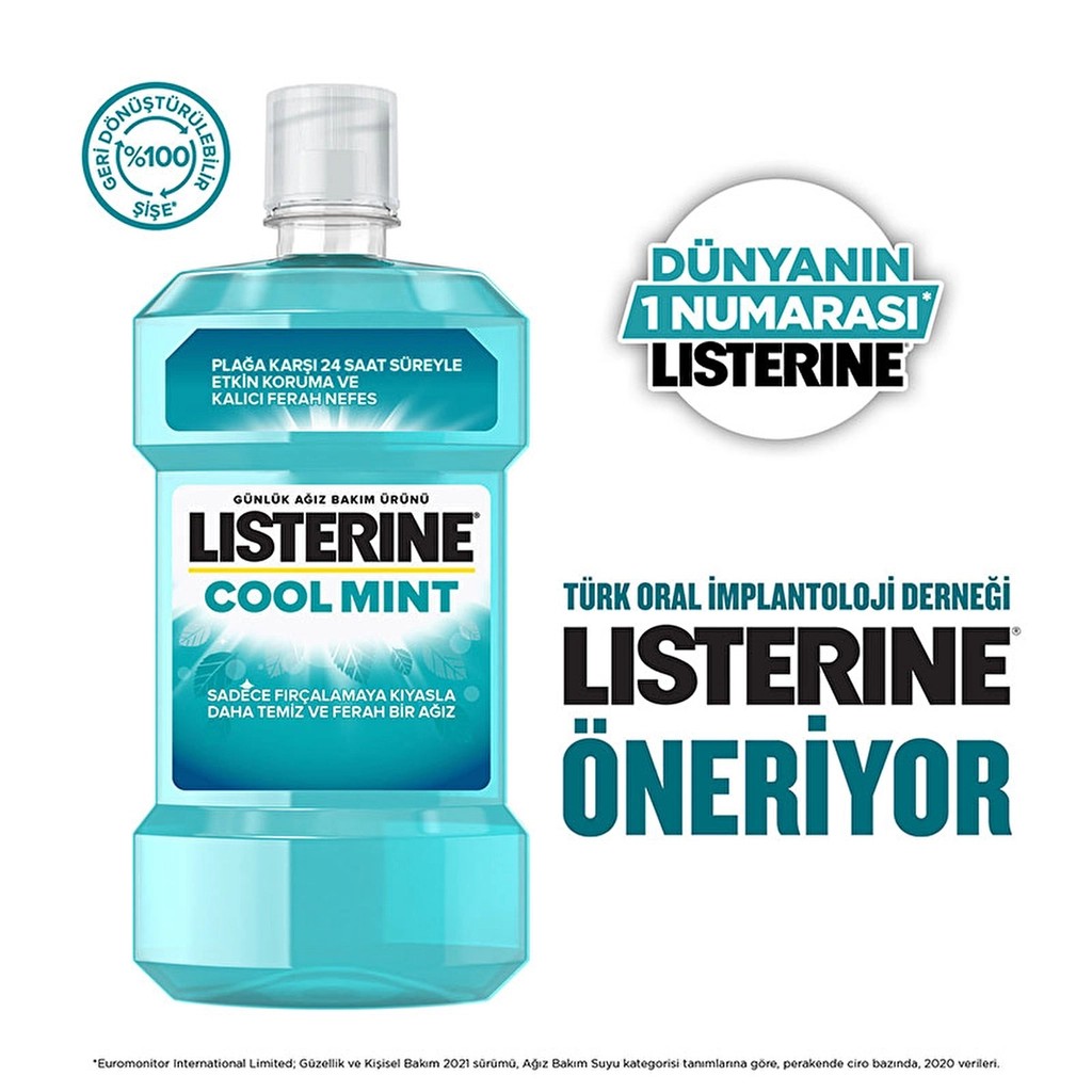 Listerine Cool Mint Ağız Gargarası 1000 ml