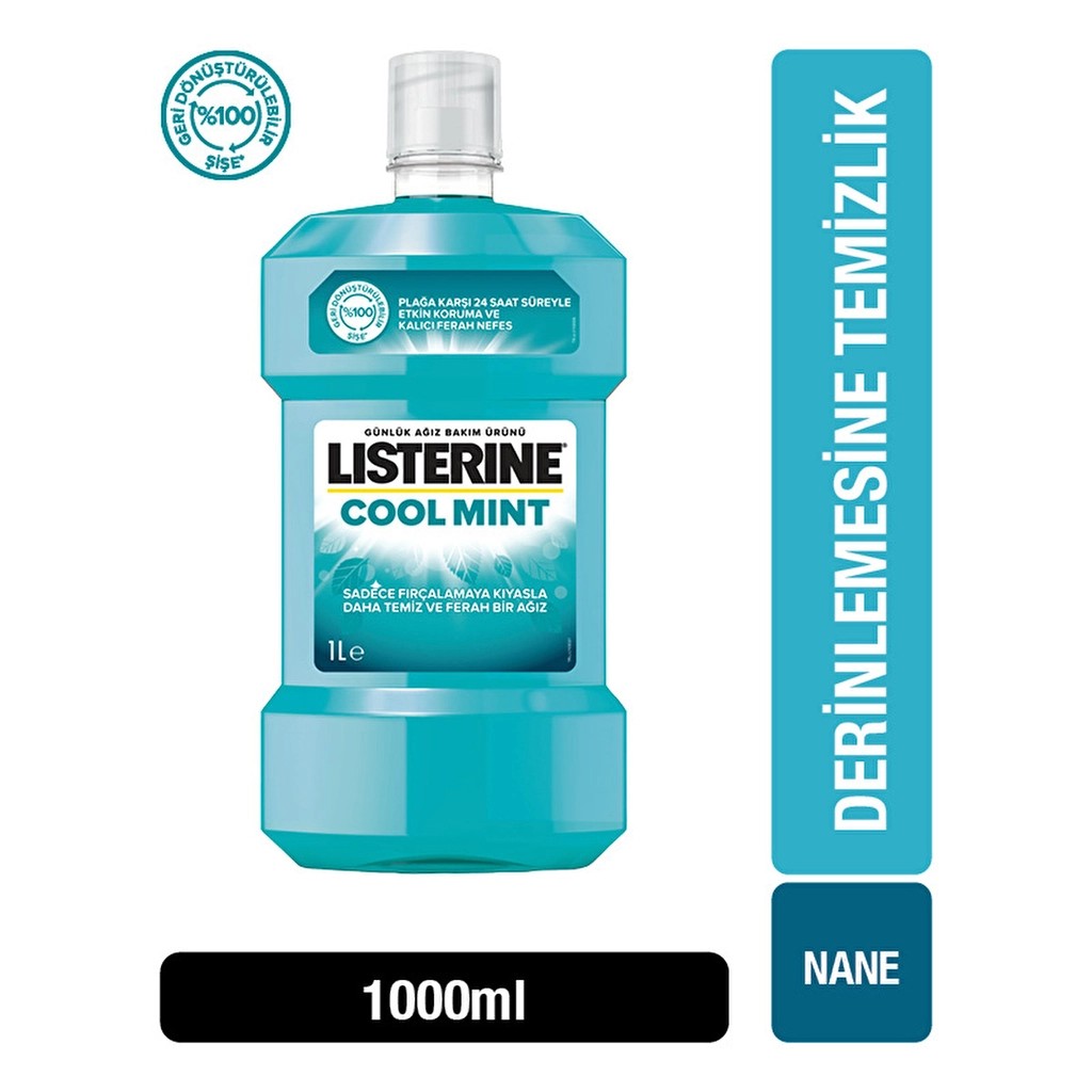 Listerine Cool Mint Ağız Gargarası 1000 ml