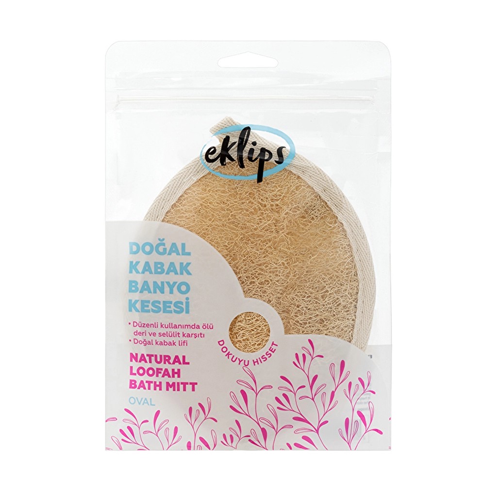 Eklips Doğal Banyo Kesesi Oval Kabak