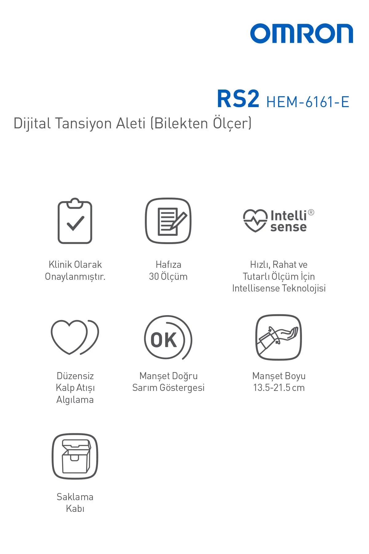 Bilekten Ölçer Tansiyon Aleti - Omron RS2