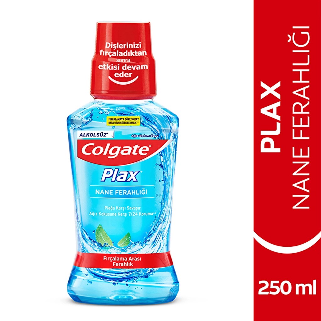 Colgate Plax Nane Ferahlığı Alkolsüz Ağız Bakım Suyu 250 ml