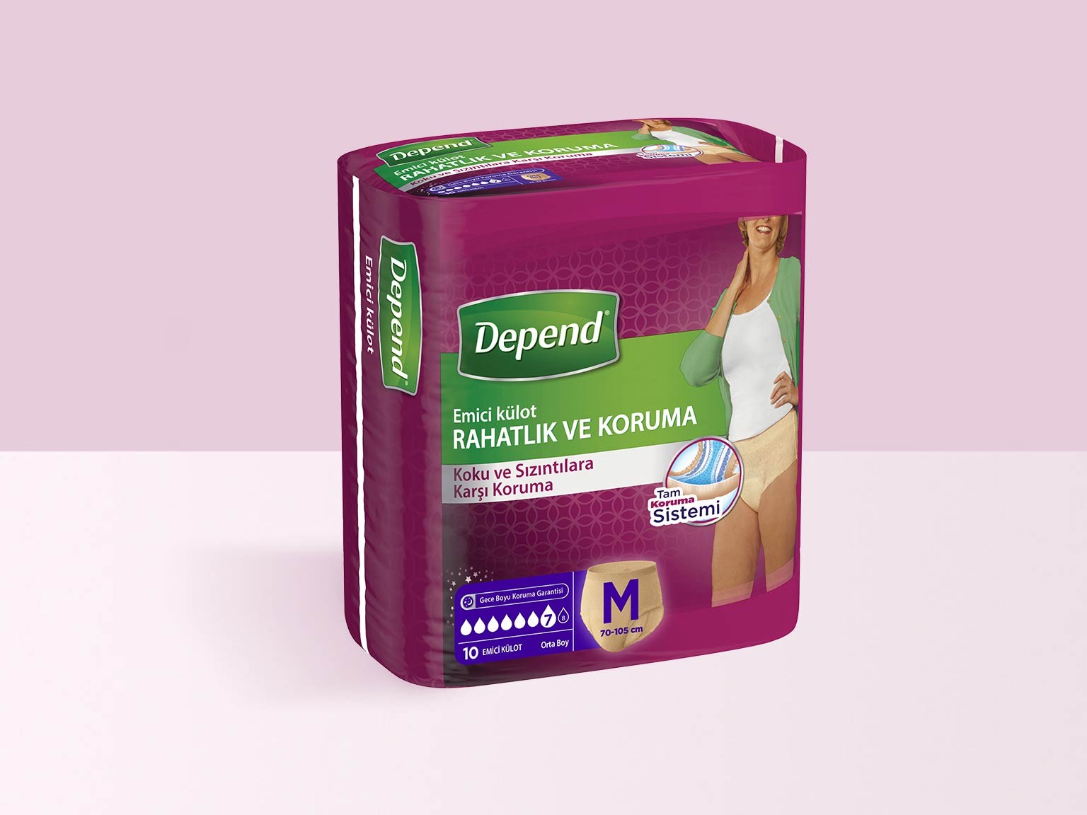 Depend Emici Külot Eko Paket Büyük Boy Kadın 16'lı