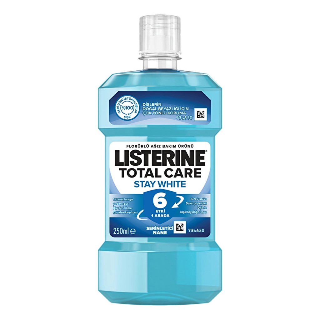 Listerine Total Care Stay White Hafif Tat Ağız Gargarası 250 ml