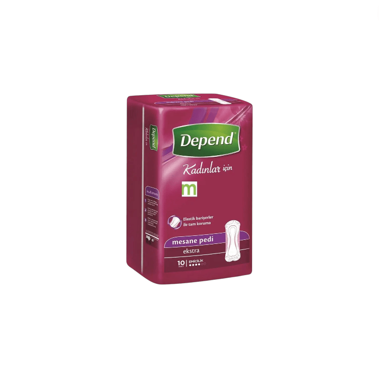 Depend Kadın Mesane Pedi 10'lu Ekstra