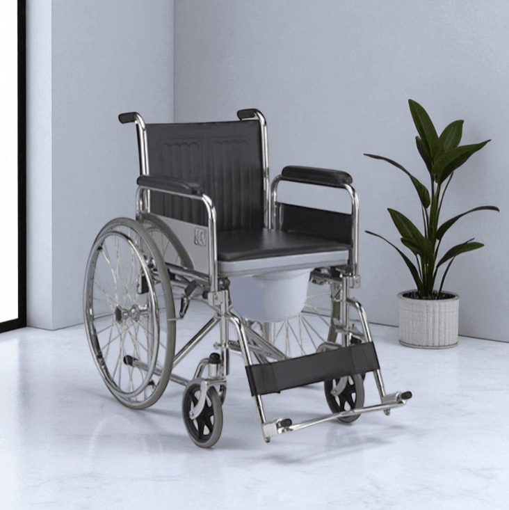 Pulsemed Klozetli Tekerlekli Sandalye KY681-46