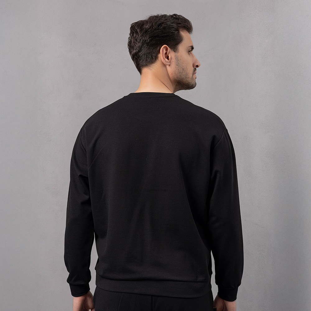PREMIUM NAKIŞLI BİSİKLET YAKA SWEAT