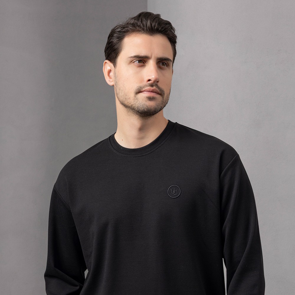 PREMIUM NAKIŞLI BİSİKLET YAKA SWEAT