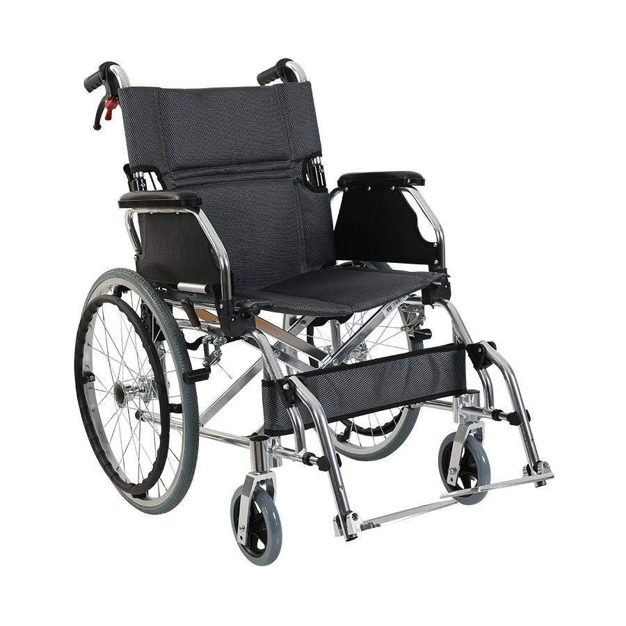 Golfi G605 Refakatçi Frenli Alüminyum Tekerlekli Sandalye