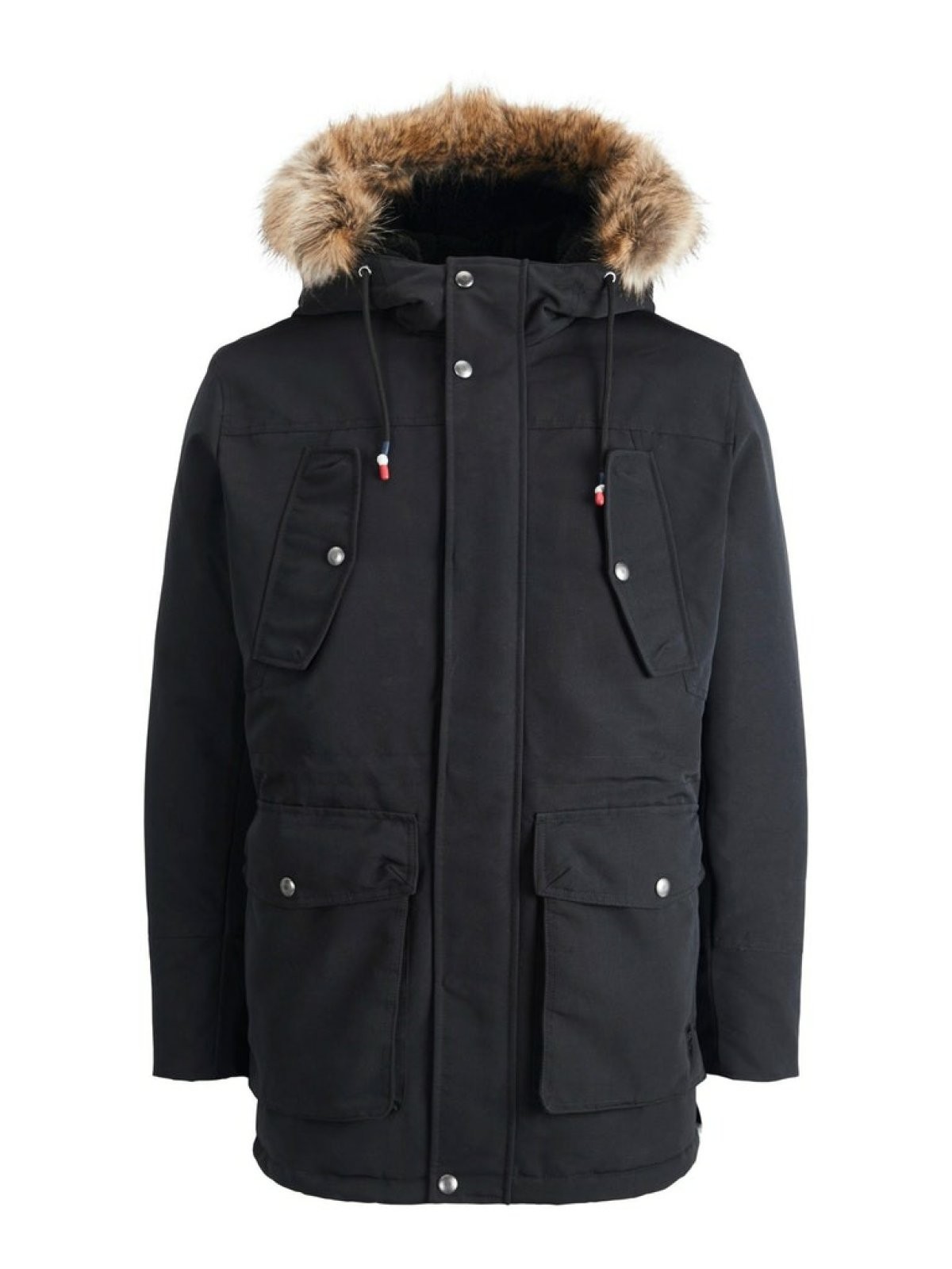 Jack Jones Tımo Erkek Parka 12212391 - SİYAH