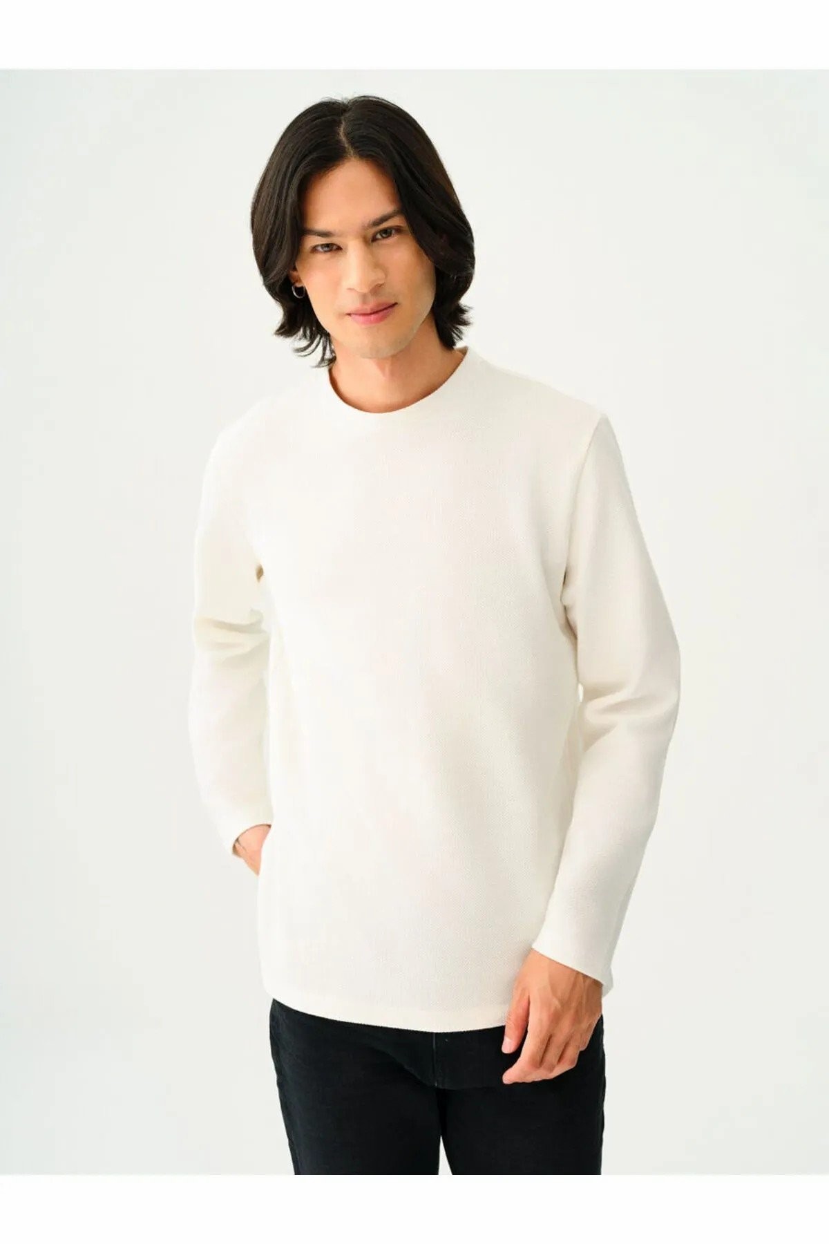 Loft Erkek Sweat LF2036600 - EKRU