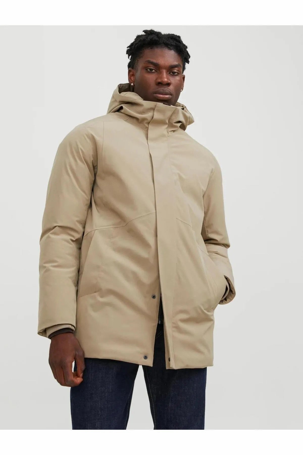 Jack Jones Blakeen Erkek Parka 12238561 - BEJ