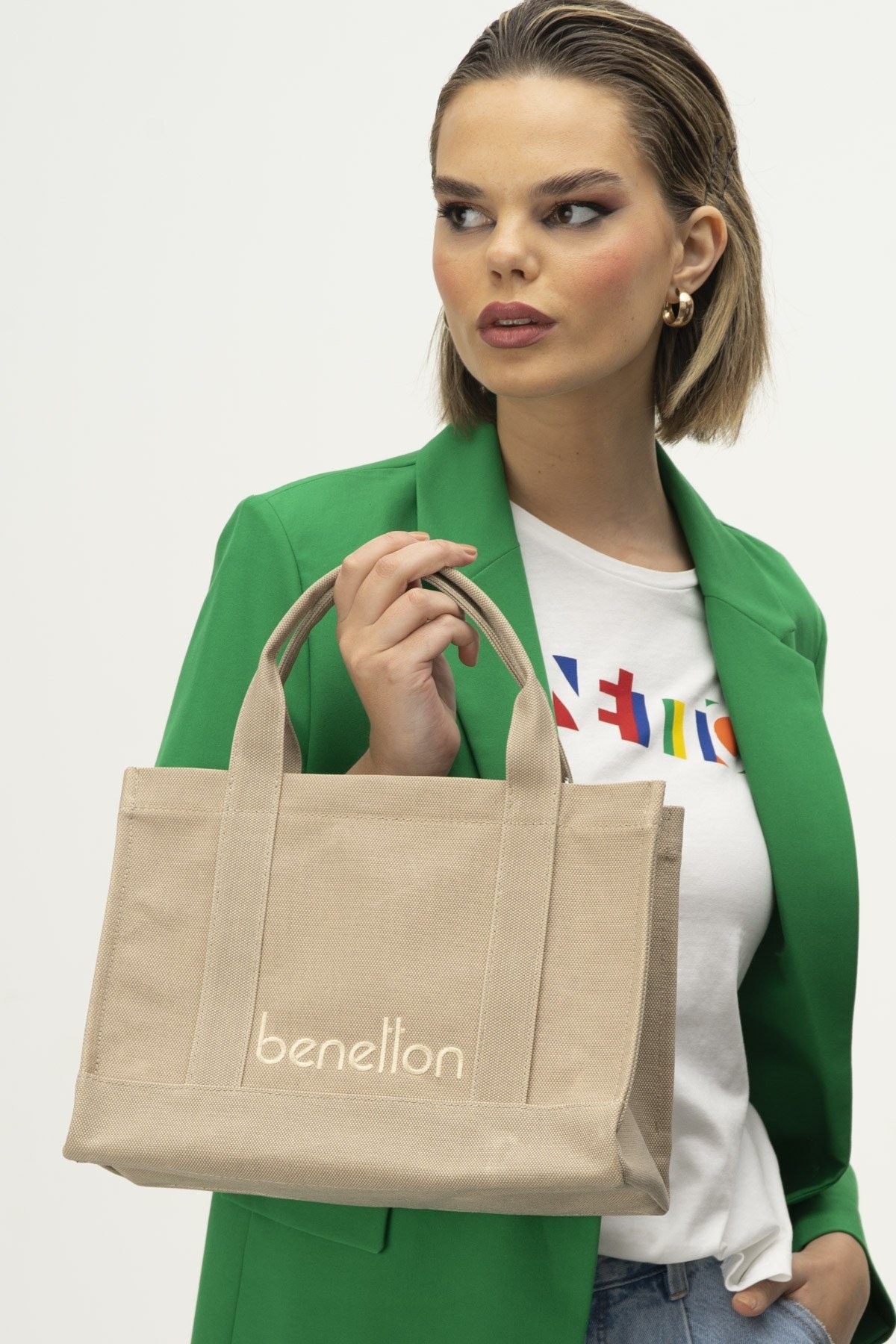 United Colors Of Benetton Kadın Çanta  BNT_1373 - KUM