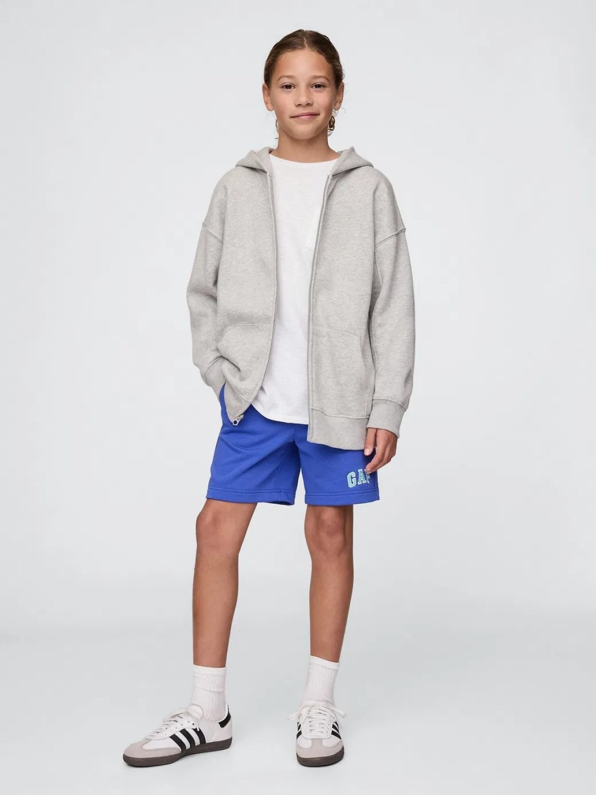 Gap V-Frch Ft Logo Çocuk Şort 742934000 - MAVİ