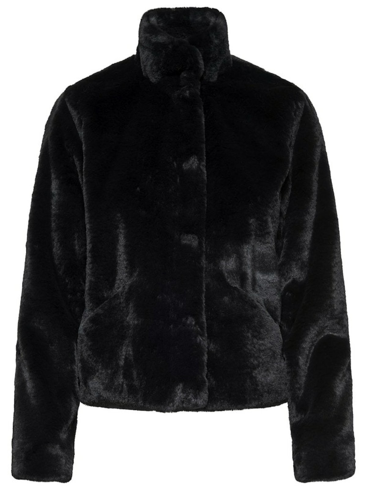 Only New Vıda Faux Fur Kadın Mont 15295423 - SİYAH