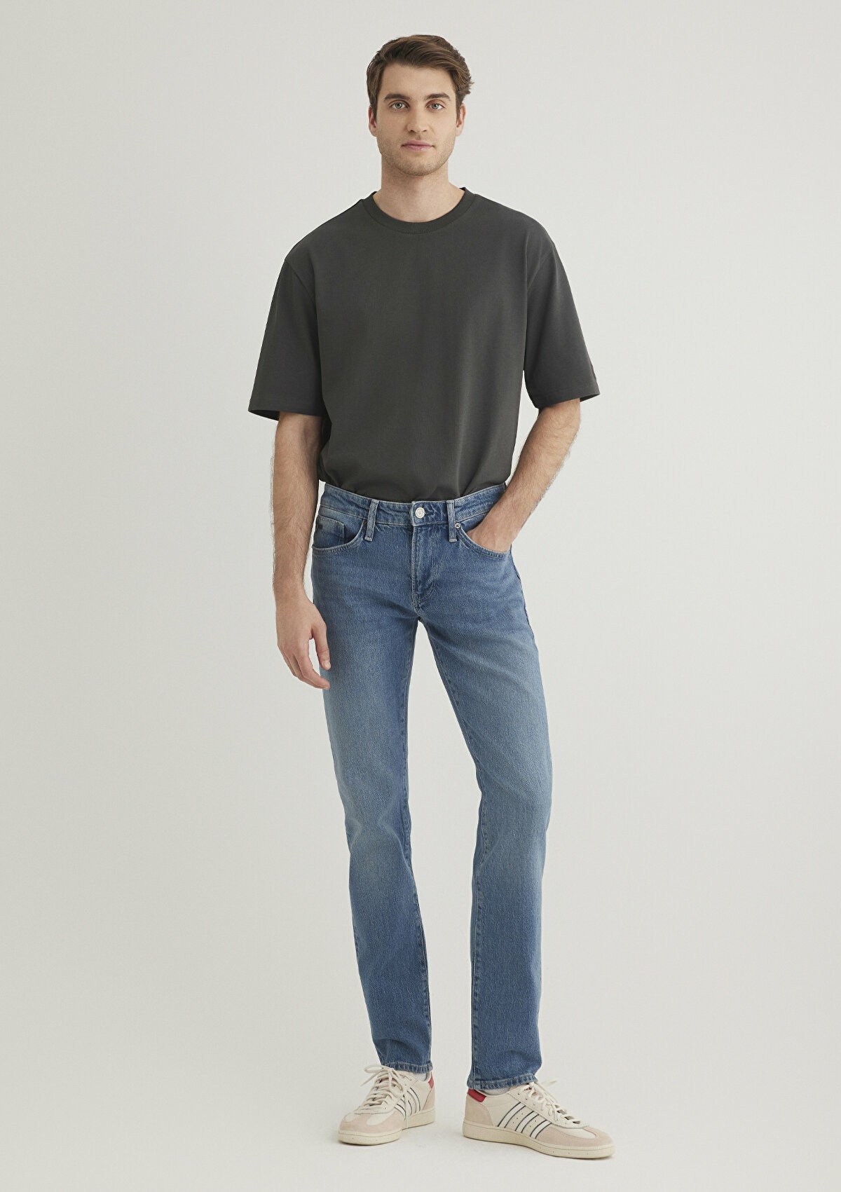 Mavi Jake Mid Shaded Classıc Denim Erkek Jean Pantolon 0042289276 - MAVİ