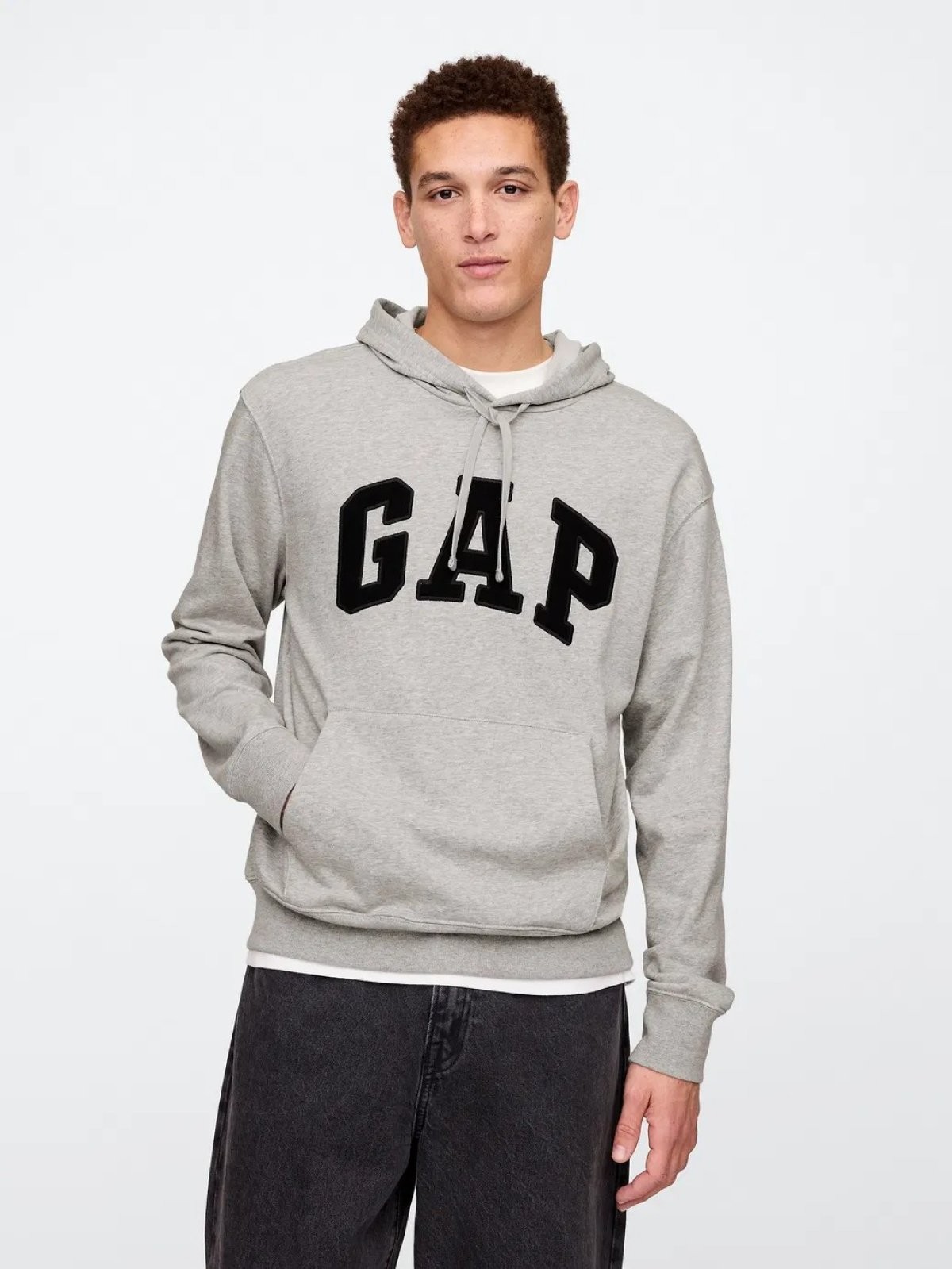 Gap V-Frch Ft Herıtage Logo Erkek Sweat 868453008 - GRİ
