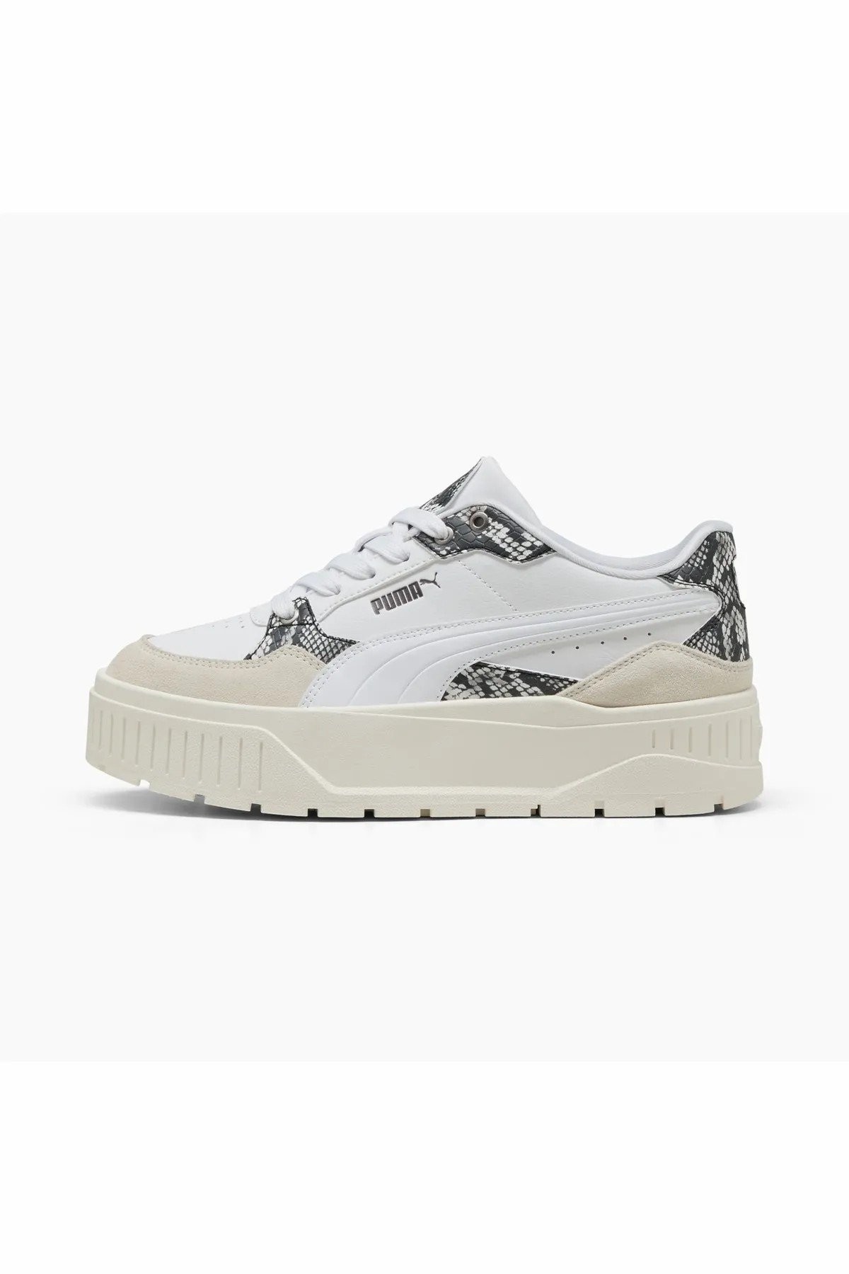 Puma Karmen II Idol Snake Chic Kadın Ayakkabı 40039501 - BEYAZ
