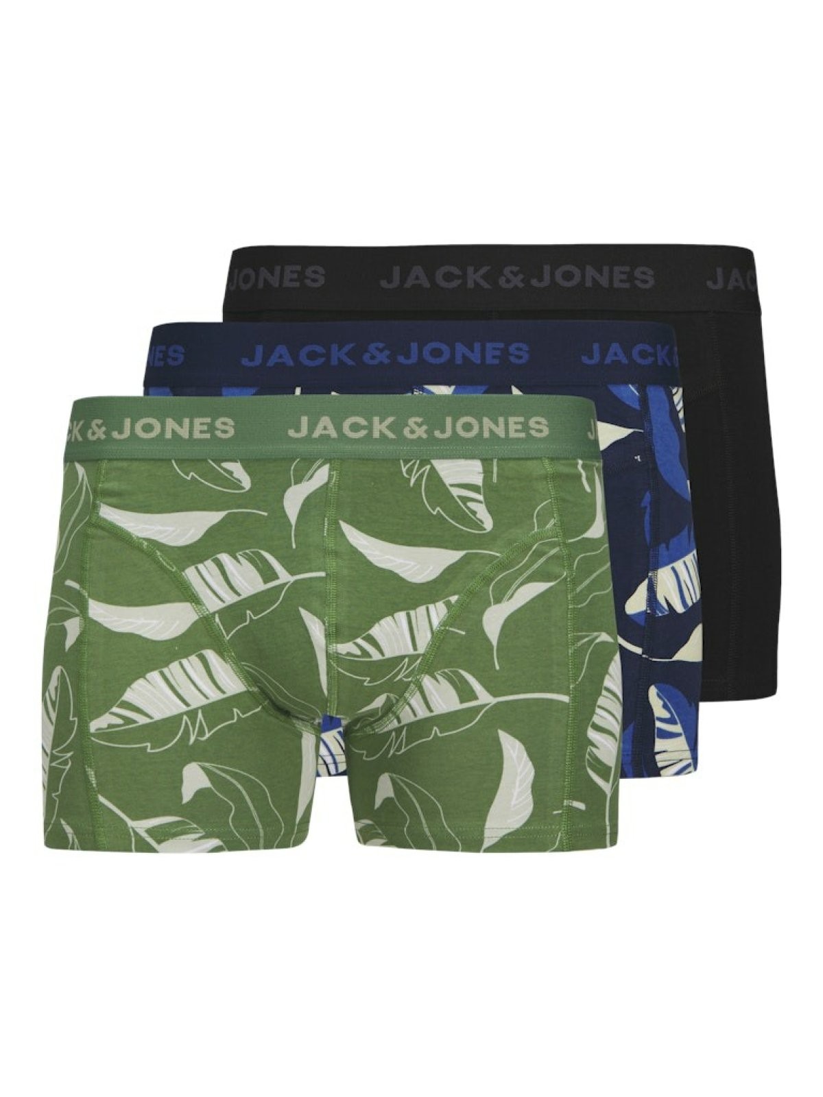 Jack Jones Cabanas 3 Lü Paket Erkek Boxer 12277699 - LACİVERT