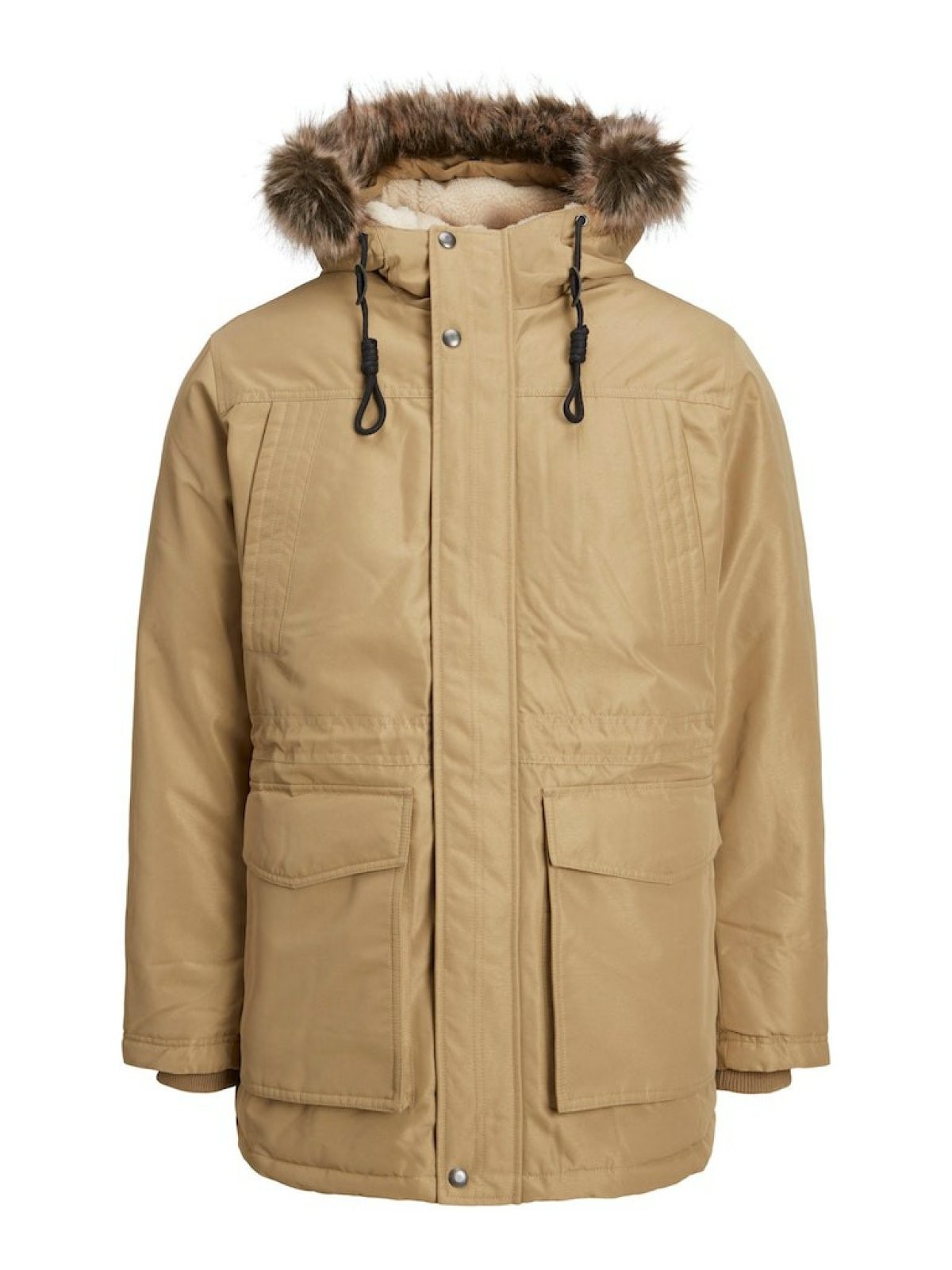 Jack Jones Davıd Erkek Parka 12236032 - BEJ