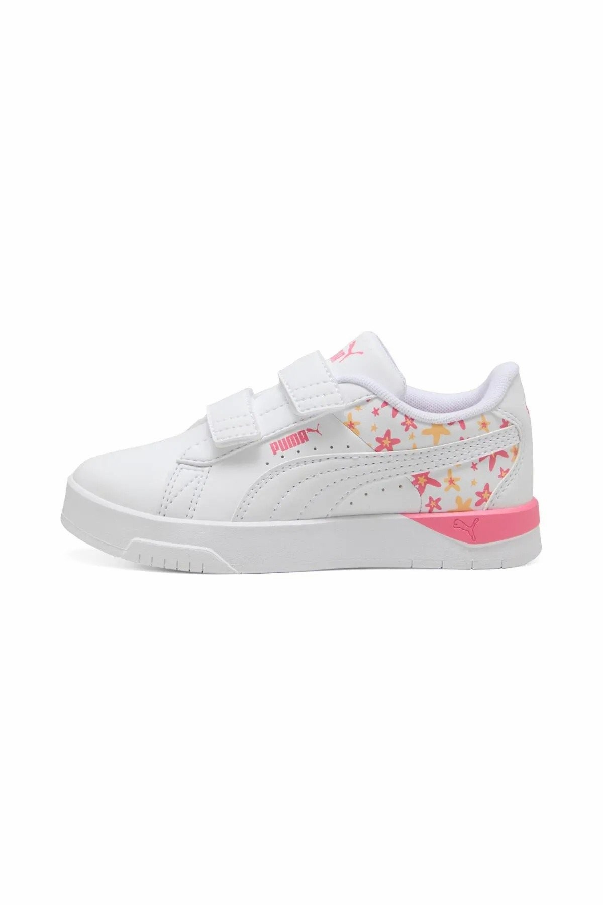Puma Jada Funky Flowers V PS Çocuk Ayakkabı 40089402 - BEYAZ