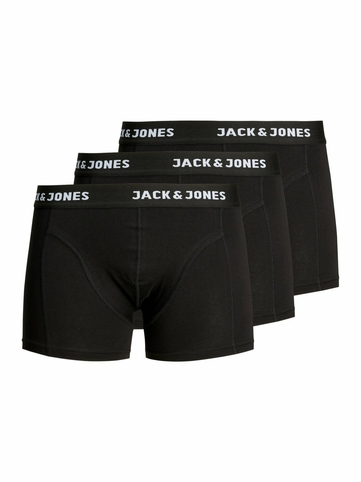 Jack Jones Antony 3 Lü Paket Erkek Boxer - SİYAH