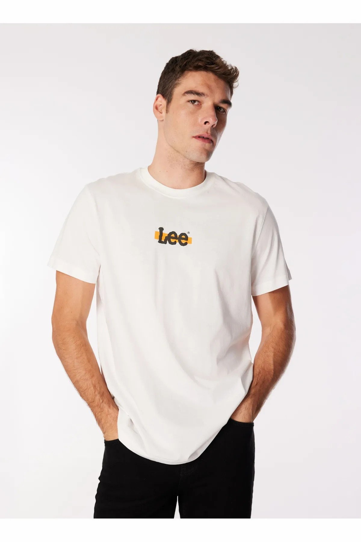 Lee Erkek Tişört L241521100 - BEYAZ