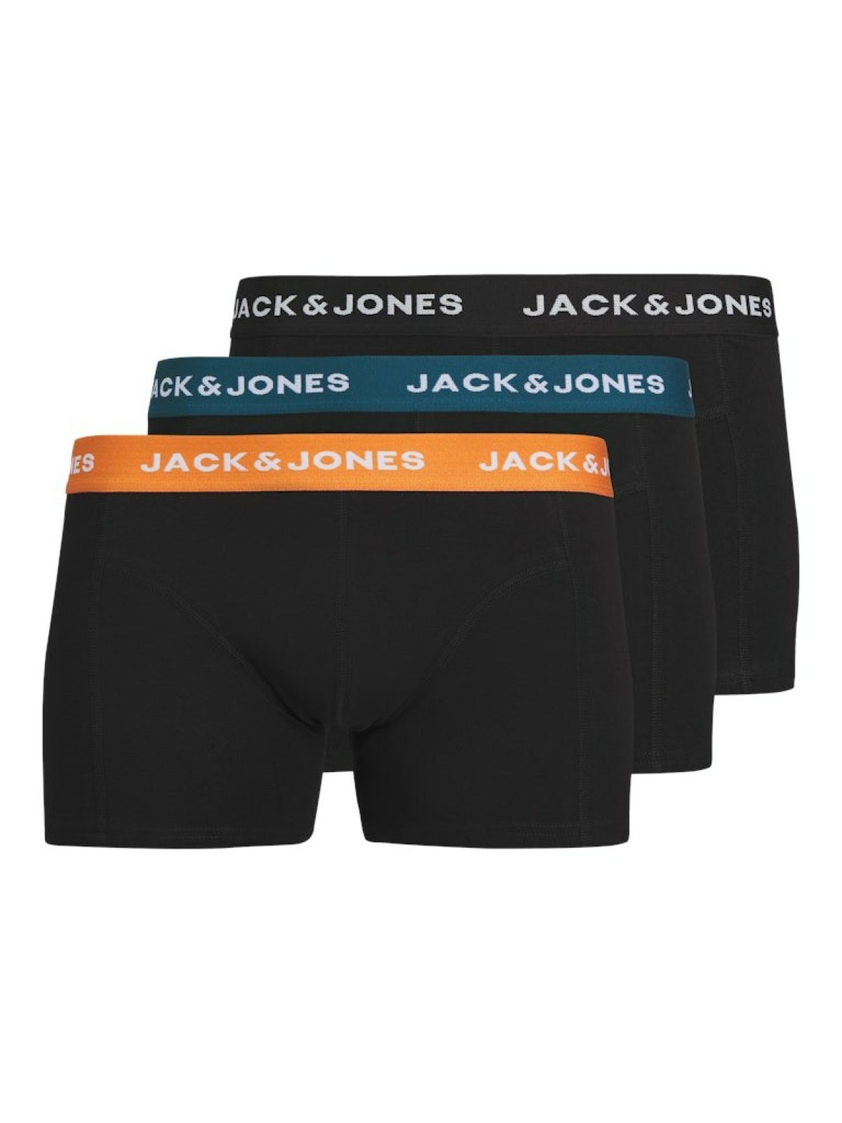 Jack Jones Jonas Solıd 3 Lü Paket Erkek Boxer 12259087 - SİYAH