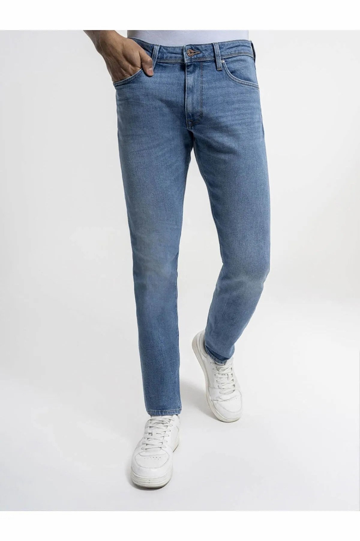 Loft Lukas Lıght Wash Erkek Jean Pantolon LF2037010 - MAVİ