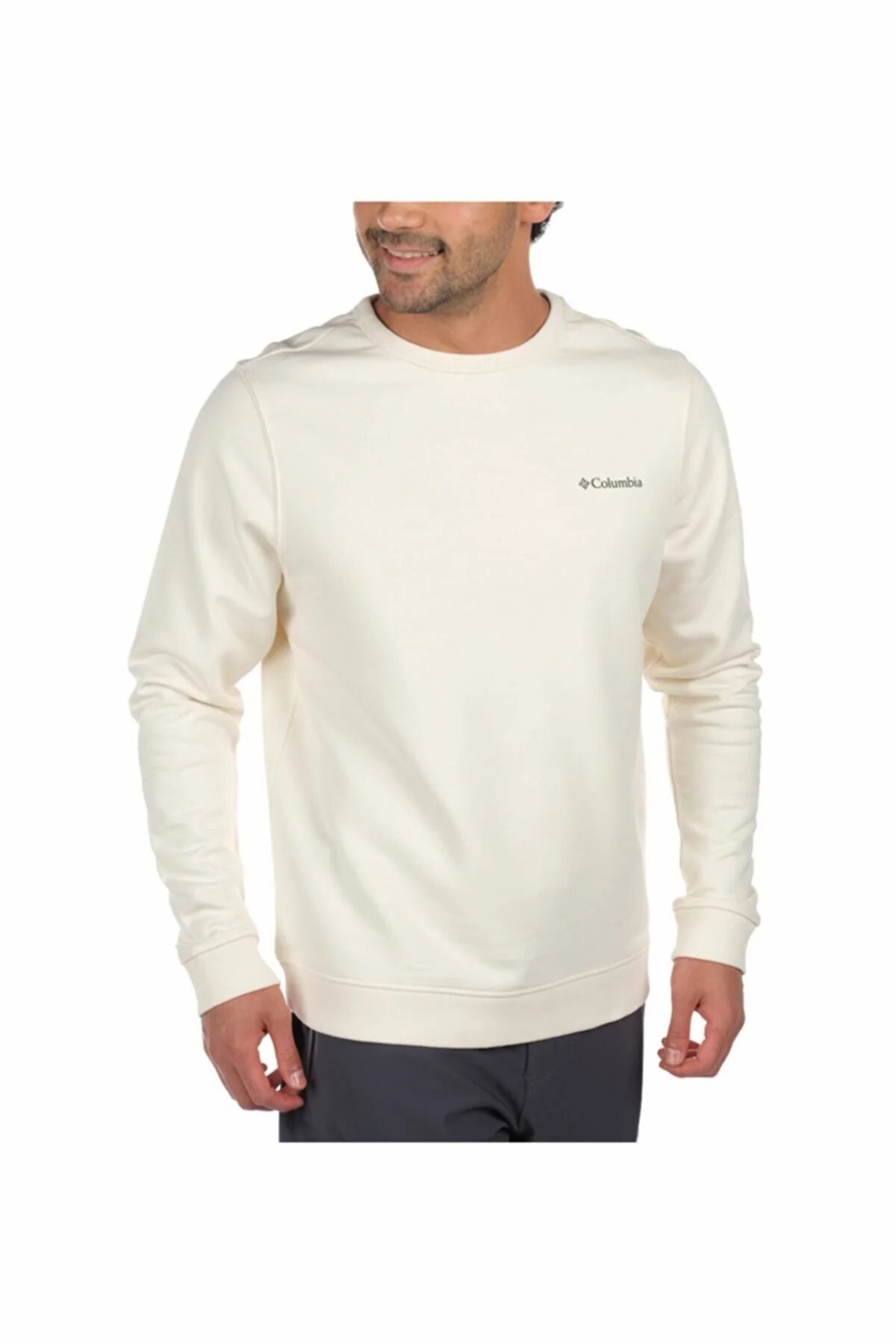 Columbia Cs0204 Csc M Basıc Crew Erkek Sweat 9150001190 - KREM