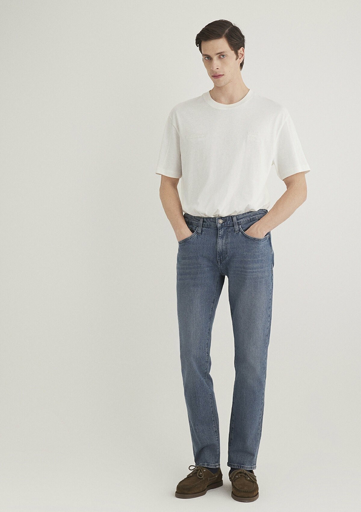 Mavi Marcus Smokey Blue Mavi Premium Erkek Jean Pantolon 0035189282 - GRİ