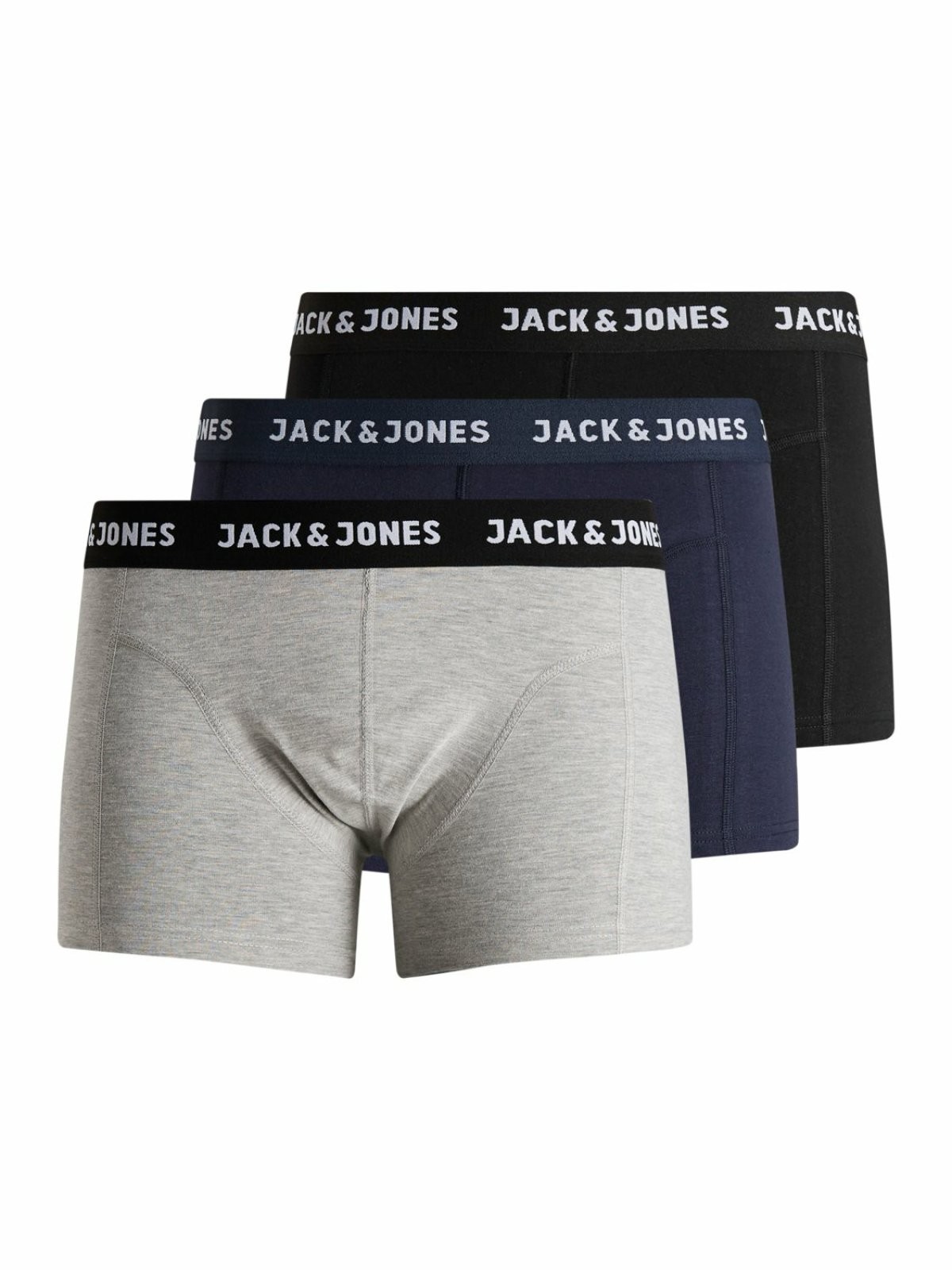 Jack Jones Anthony 3 Lü Erkek  Baxer - SİYAH