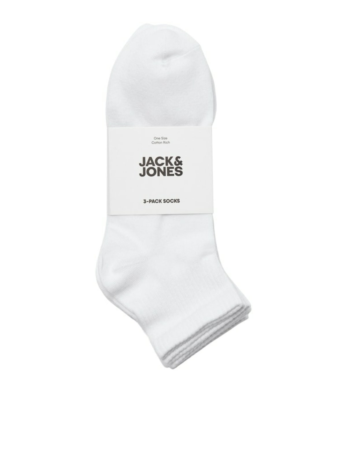 Jack Jones Leon Short Tenis 3 Lü Paket Erkek Çorap 12257150 - BEYAZ